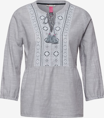 STREET ONE Blouse in Grey: front