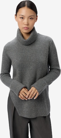 GOBI Cashmere Pullover 'Cashmere Sweater with Detachable Collar' in Grau: Vorderseite