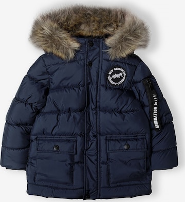 MINOTI Winter Jacket in Blue: front