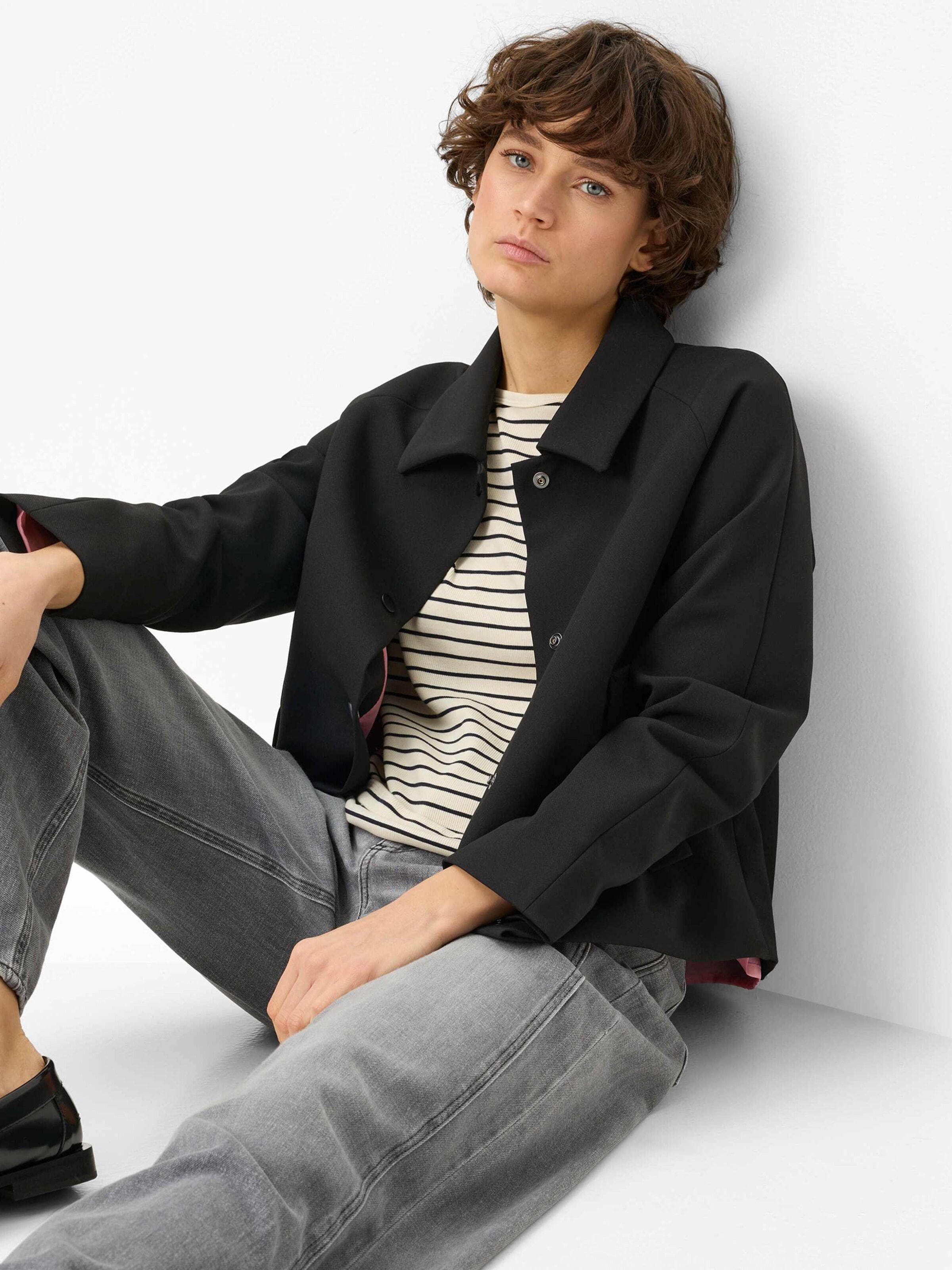 Fuchs Schmitt Between-season jacket 'Cityjacke Pisa' in Black