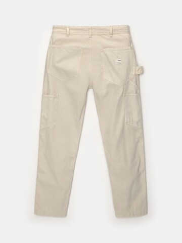 Loosefit Pantaloni cargo di Pull&Bear in bianco