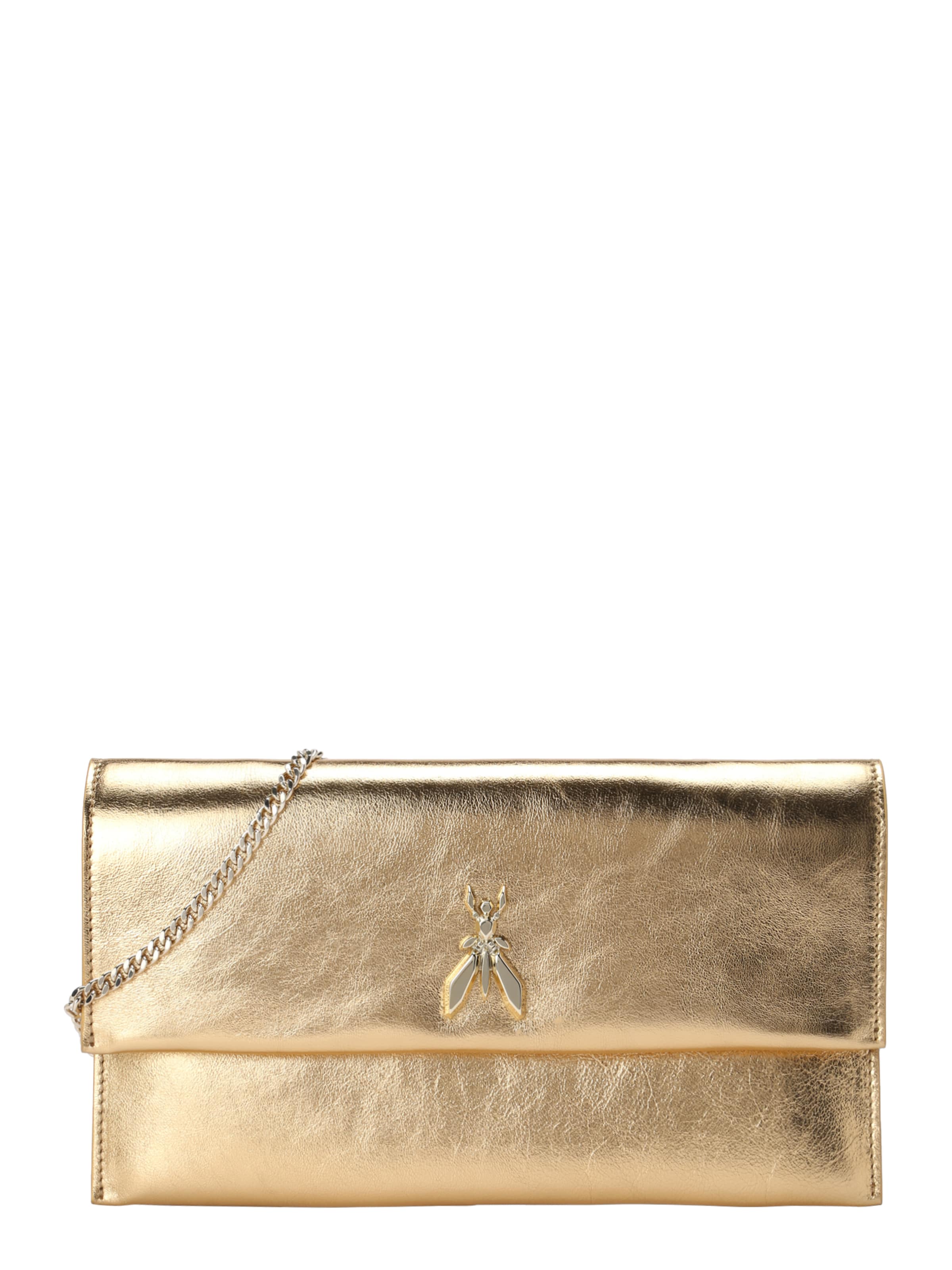 PATRIZIA PEPE Clutch in Gold: front