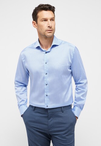 ETERNA Regular fit Business Shirt in Blue: front