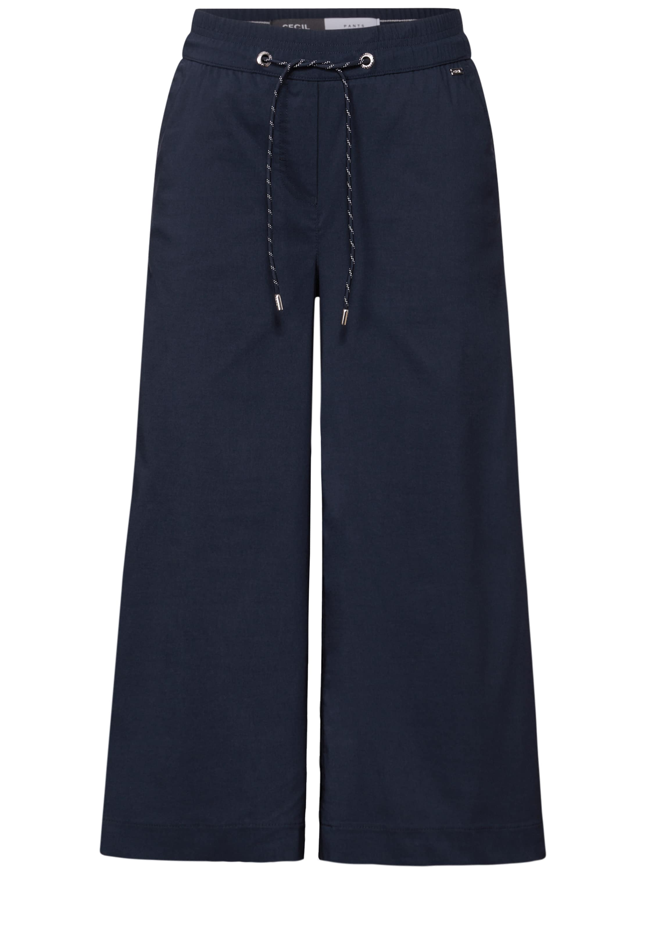 CECIL Loose fit Pants in Blue: front