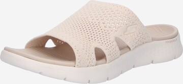 Mule 'Flex' SKECHERS en blanc : devant