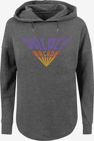 F4NT4STIC Sweatshirt 'Stranger Things Palace Arcade Netflix TV Series' in Grey: front