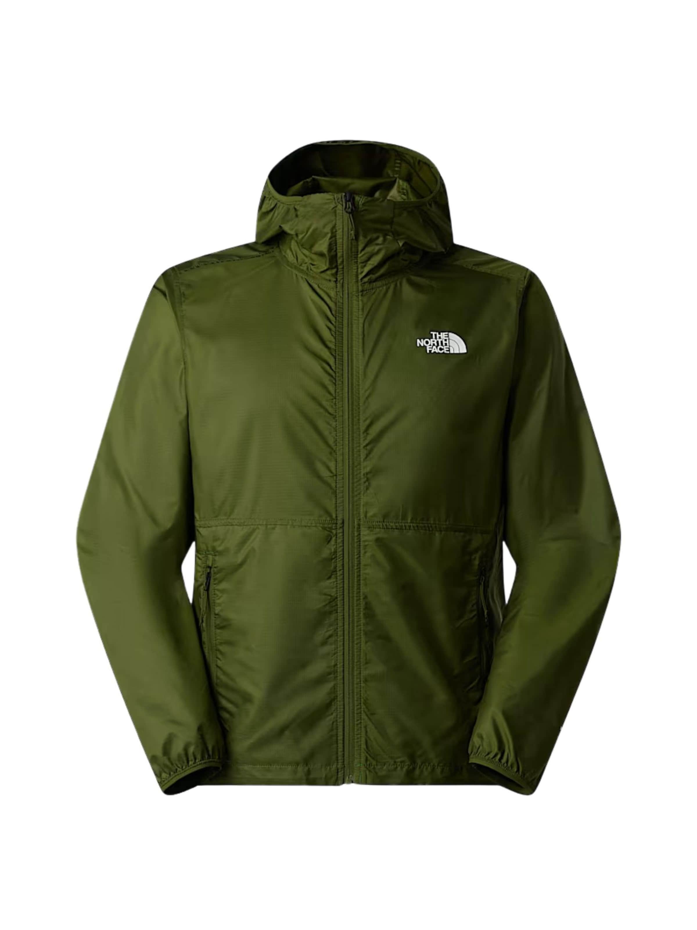 THE NORTH FACE Tussenjas in Groen: voorkant