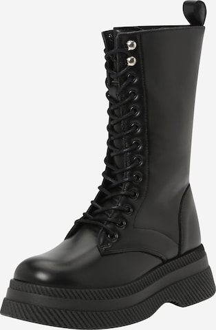 Bottines à lacets 'GIULIA' STEVE MADDEN en noir : devant