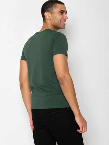 GREENBOMB Shirt 'Nature Valley' in Groen