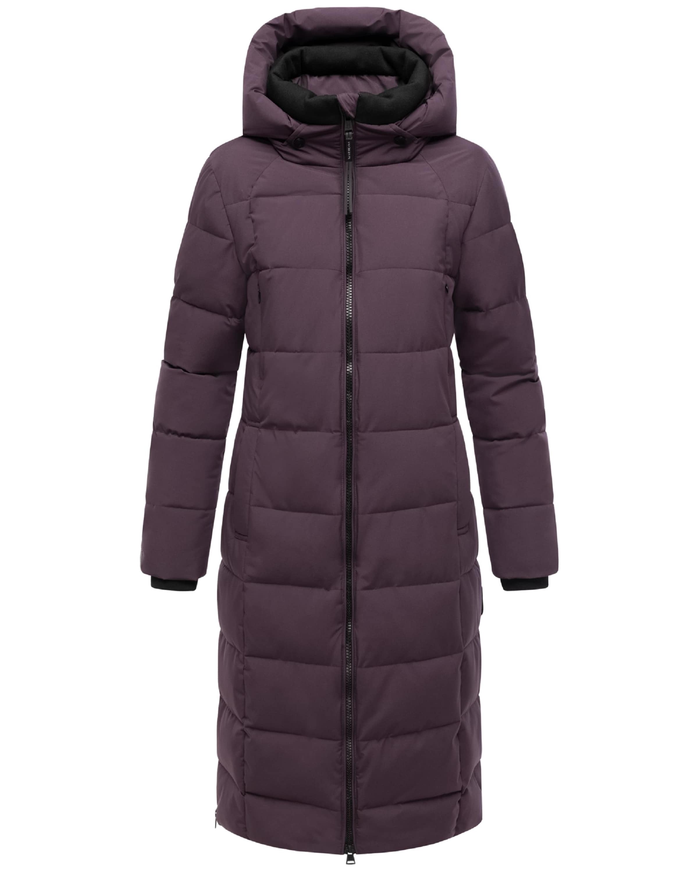 MARIKOO Χειμερινό παλτό 'Lanitaa XVI' σε λιλά: μπροστά