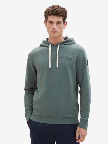 TOM TAILOR - Sweatshirt em verde: frente