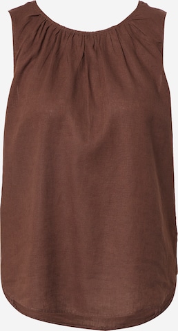 TOM TAILOR Blouse in Brown: front