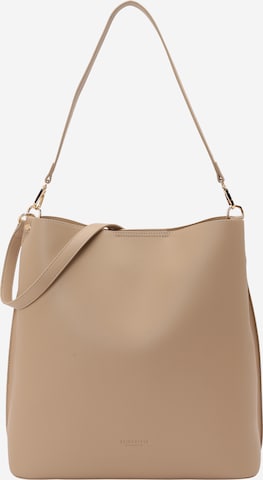 Seidenfelt Manufaktur Tasche 'Nelma' in Beige: Vorderseite