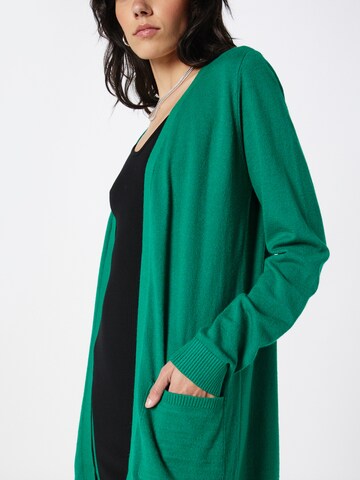 Cardigan 'THESS' OBJECT en vert