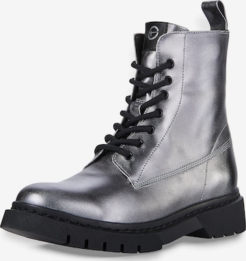 Bottines à lacets Tamaris en gris : devant