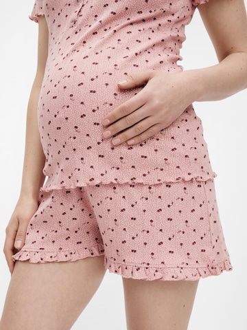 MAMALICIOUS Short Pajama Set 'Blair' in Pink