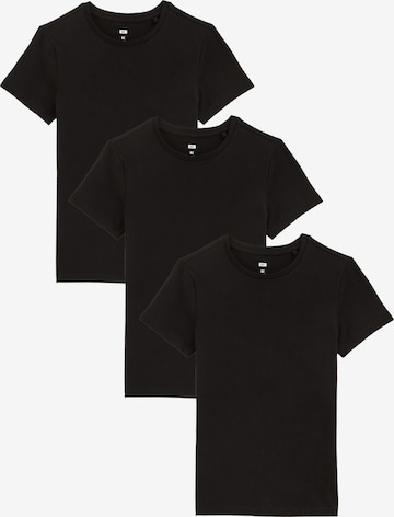 WE Fashion Shirt in Zwart: voorkant