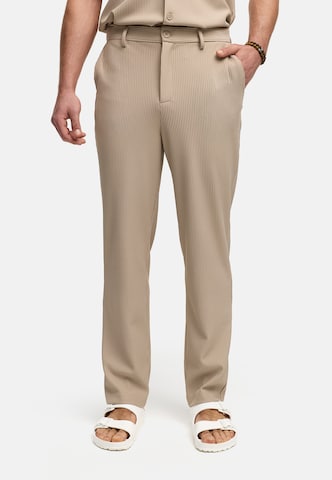 INDICODE JEANS Regular Broek 'Amogust' in Bruin: voorkant