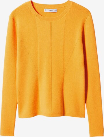 MANGO Sweater 'KARS' in Yellow: front