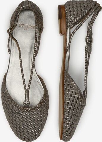 LOTTUSSE Sandals 'Delice' in Silver