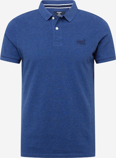 Superdry T-Shirt 'CLASSIC PIQUE' en bleu chiné, Vue avec produit