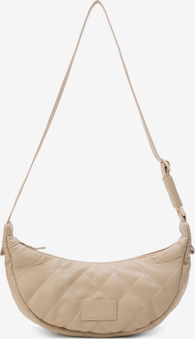 Seidenfelt Crossbody Bag 'Evenes' in Beige: front