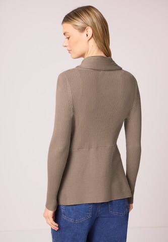 STREET ONE Knit Cardigan in Brown