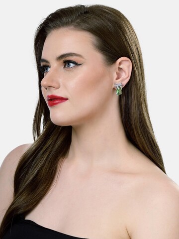 Boucles d'oreilles 'Vesnara' AVANT-GARDE PARIS en vert