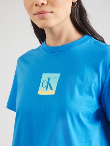 mėlyna Calvin Klein Jeans Marškinėliai