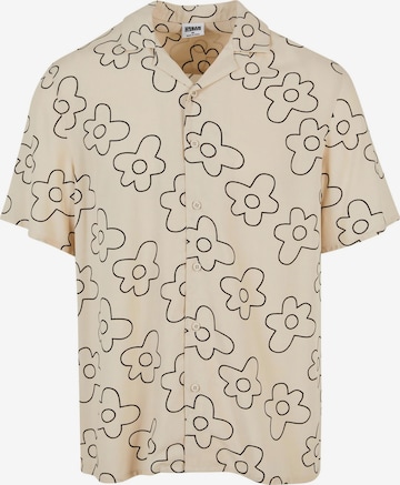 Coupe regular Chemise Urban Classics en beige : devant