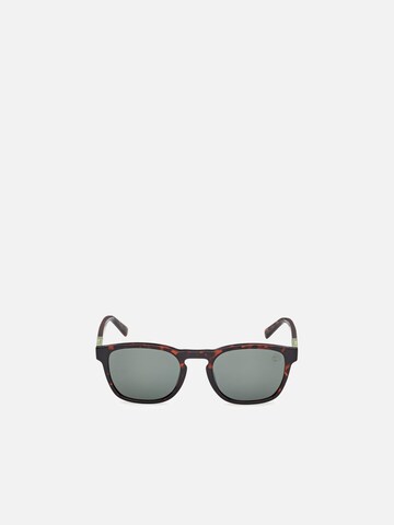 TIMBERLAND Zonnebril 'Timberland TB00007 Dark havana 52/21/150 MAN Sunglasses' in Bruin: voorkant