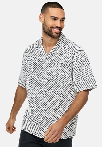 INDICODE JEANS Regular Fit Hemd 'Provo' in Weiß