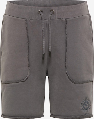 Carlo Colucci Regular Pants ' De Benedetto ' in Grey: front