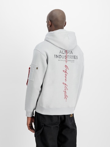 ALPHA INDUSTRIES Суичър в сиво