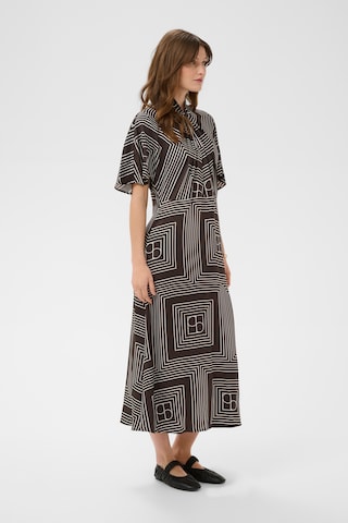 SOAKED IN LUXURY Kleid 'SLBecca Miria' in Braun