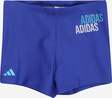 ADIDAS PERFORMANCE Athletic Swimwear 'Logo ' in Blue: front