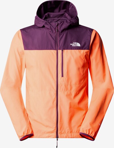 THE NORTH FACE Athletic Jacket 'HIGHER RUN' in Plum / Light orange / White, Item view