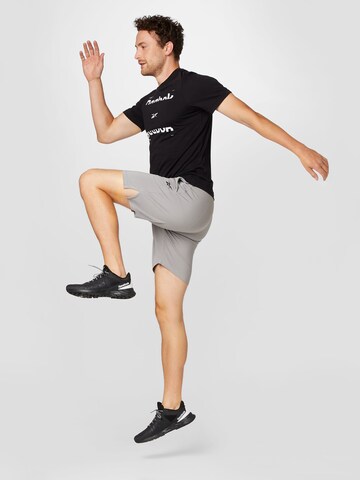 Reebok Normální Sportovní kalhoty 'Workout Ready' – šedá