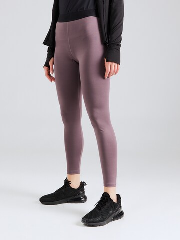 Skinny Pantaloni sportivi di 4F in lilla