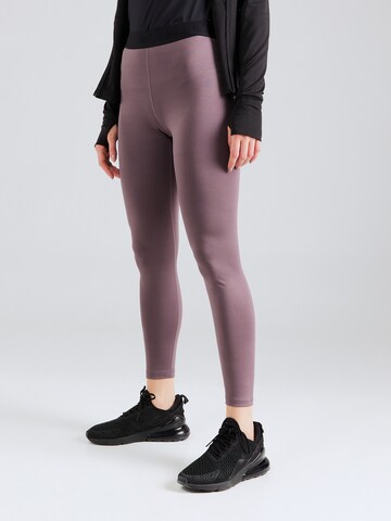 4F Skinny Športové nohavice - fialová