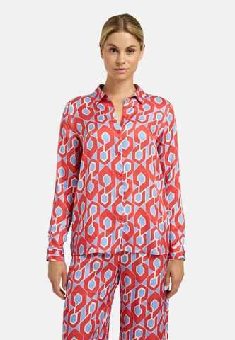 Milano Italy Blouse in Red: front
