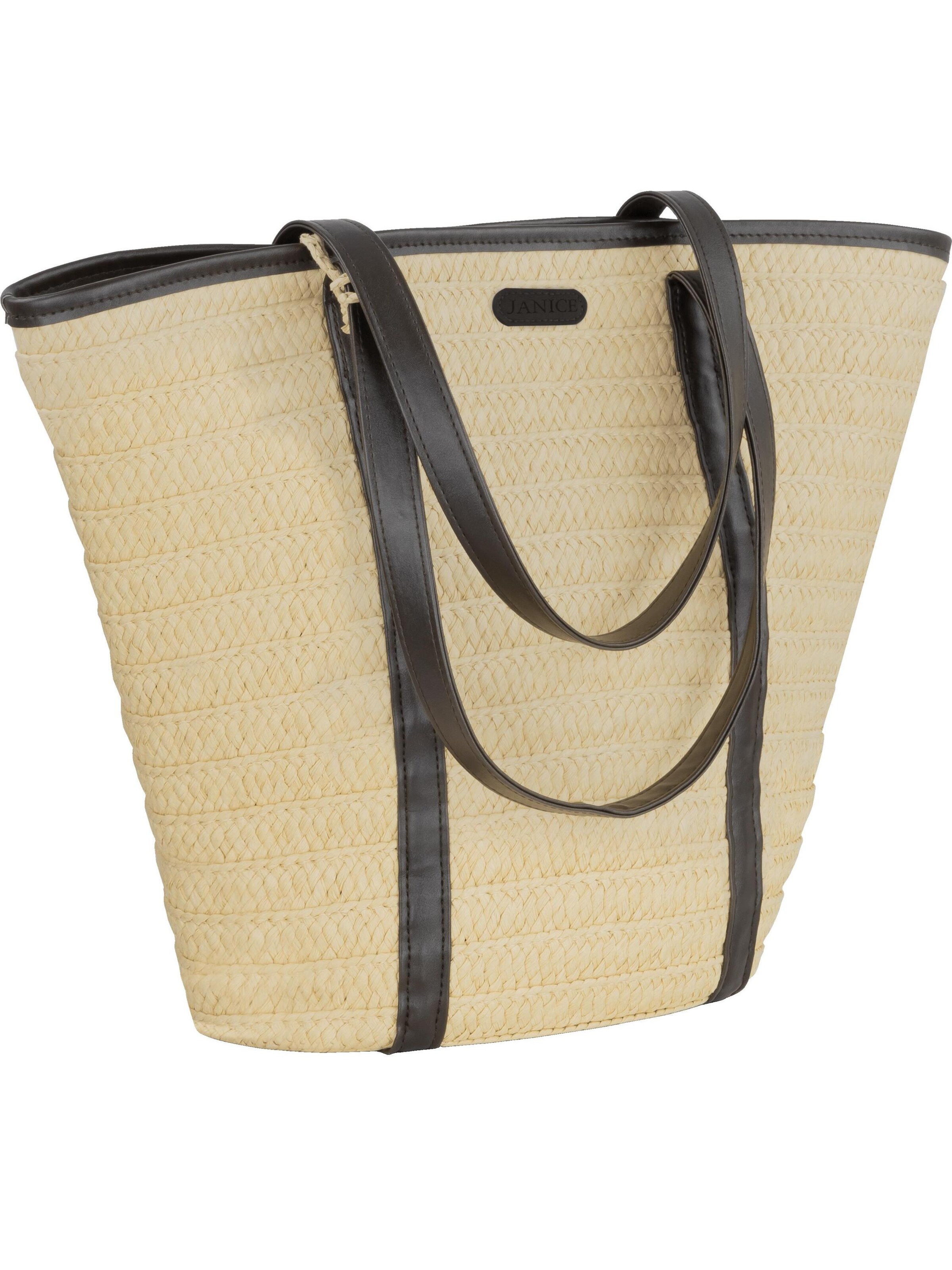 Janice - Bolsa de playa ' Makati ' en beige