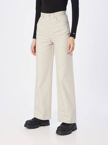 Tommy Jeans Wide leg Jeans in Beige: front