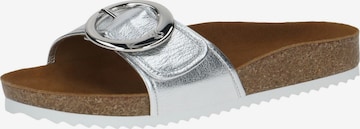 CAPRICE Pantolette in Silber: Vorderseite