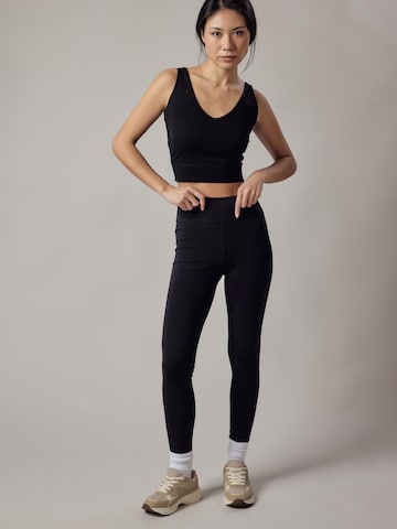Skinny Leggings 'Leggings a Vita Alta' di OWN Off With Nature in nero
