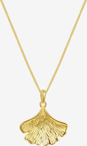 Hey Happiness Kette 'Ginkgo' in Gold: Vorderseite