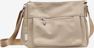 usha BLUE LABEL Schoudertas in Beige: voorkant