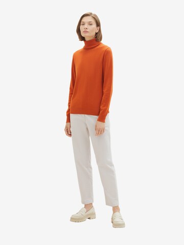 TOM TAILOR Sweater in Orange