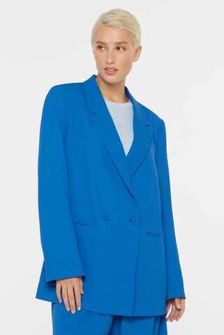 SENSES.THE LABEL Blazer in Blue: front