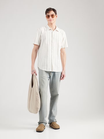 QS Regular fit Button Up Shirt in White